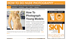 Desktop Screenshot of howtodonudephotography.com